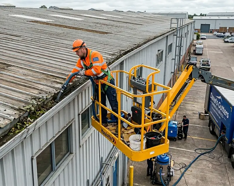 commercial gutter cleaning