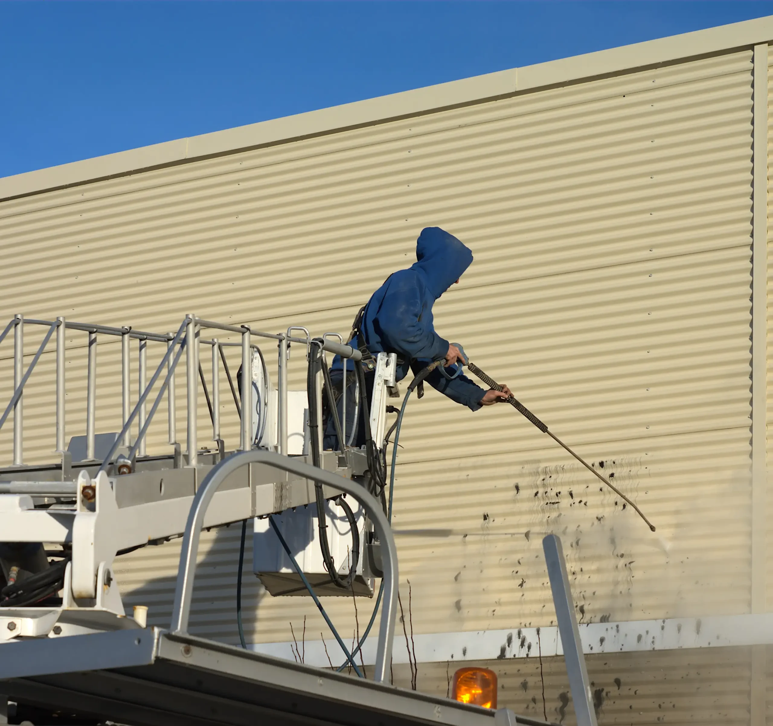 industrial gutter cleaning